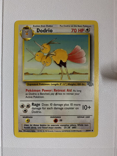 Jungle 34//64 Dodrio Pokemon Card
