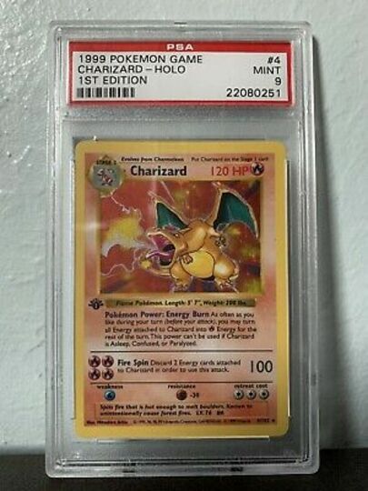 Charizard 4/102 PSA 9 MINT