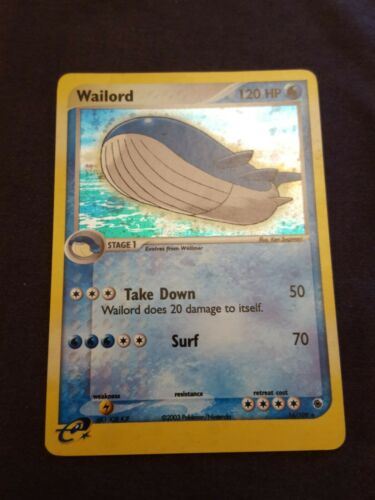 Pokemon Ex Ruby & Sapphire Wailord Holo  14/109 NM/MINT - Image 1