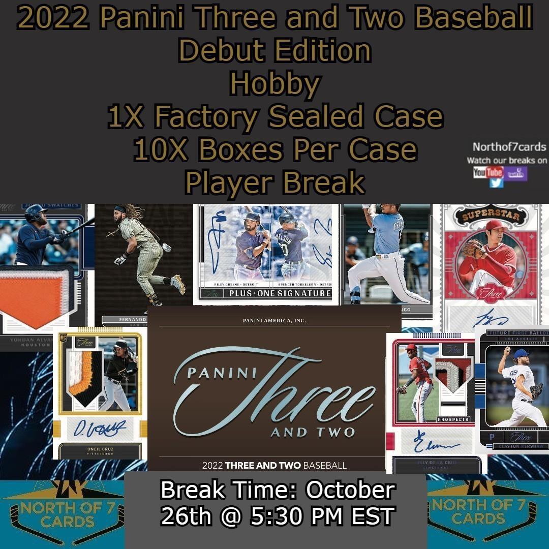 Brief Box Break: 2022 Panini Three and Two Baseball