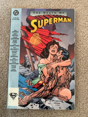 The Death of Superman Comic Book by DC Comics - 1993