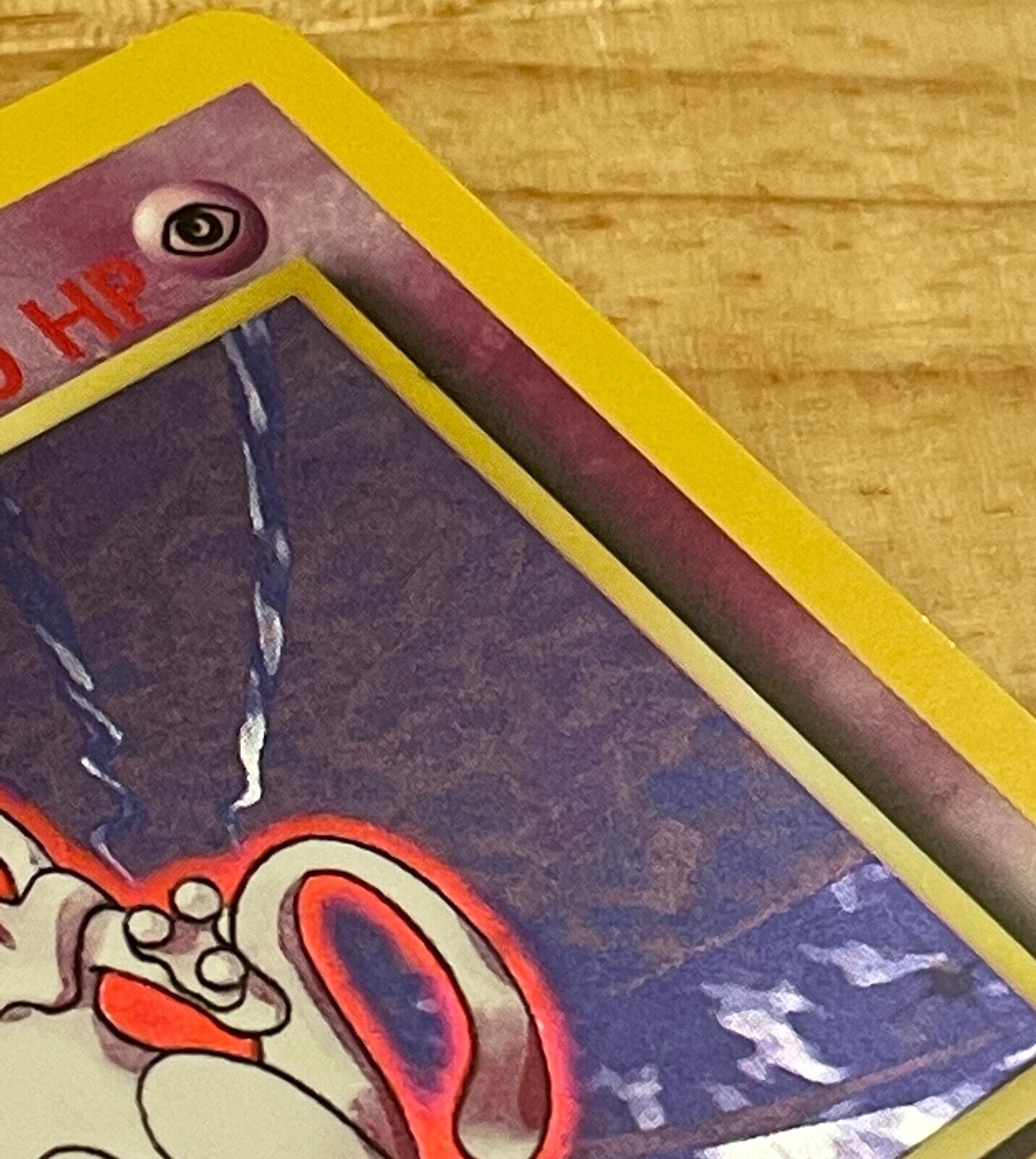 Pokemon Base Set Unlimited Mewtwo Card- 10/102 - HOLO - Vintage, Played (014) - Image 4