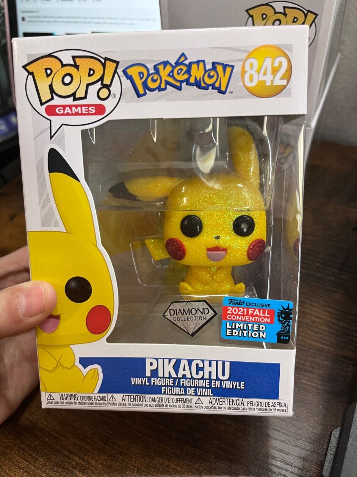 Pikachu Japanese Pokemon Pocket Monsters Vending Prism Holo Sticker Lot (490)